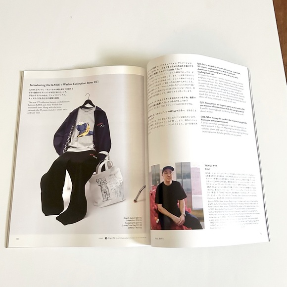 UNIQLO LifeWear Magazine Issue 11 2024 Fall / Winter KAWS + WARHOL COLLAB - Picture 3 of 4